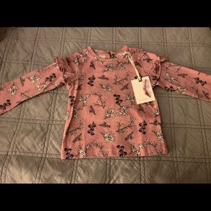 Jessica Simpson Baby Pink Floral Top